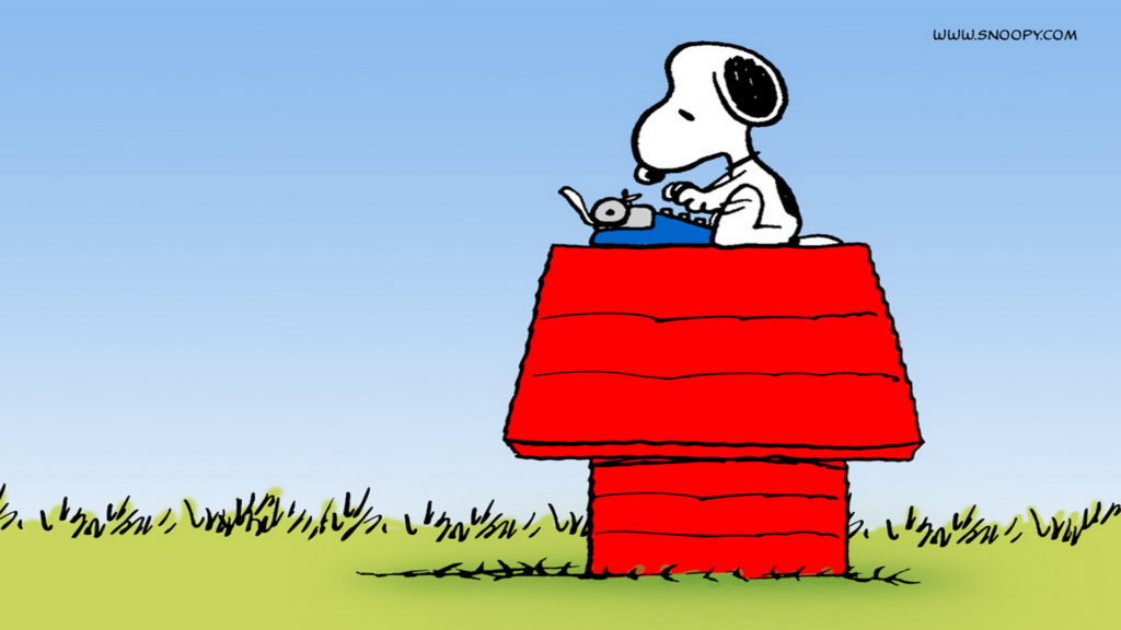 snoopy-typing